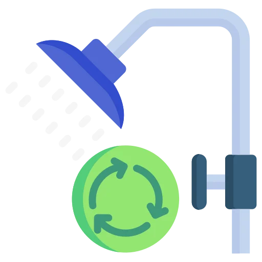 Douche installée dans une salle de bain à Lachine