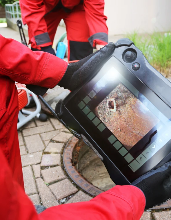 Inspection par caméra des canalisations à Lachine